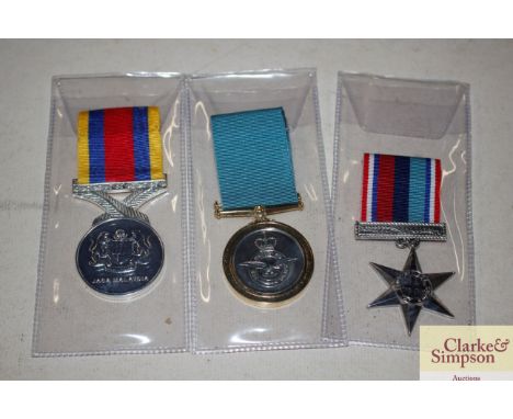 Post WW2 medal group of three to R.2431282 CH Tech I.W. Ross RAF 