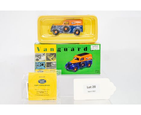 Manufacturer  - Vanguards | Description - Ford Popular Van | Stock Code - VA06200 | Notes - None| Scale - 1:43 | Certificate 