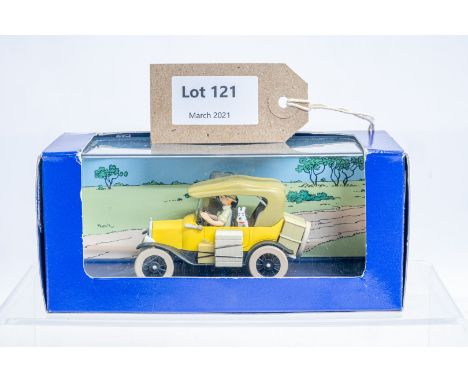 Manufacturer  - Moulinsart  | Description - 1920 Ford Model T Tintin in the Congo | Stock Code -  | Notes - None| Scale - 1:4