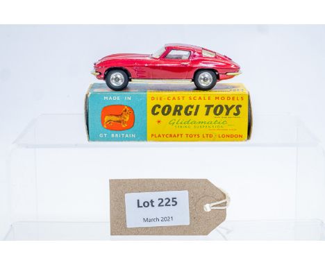 Manufacturer  - Corgi | Description - Chevrolet Corvette Stingray | Stock Code - 310 | Notes - Original Box| Scale - 1:43 | C