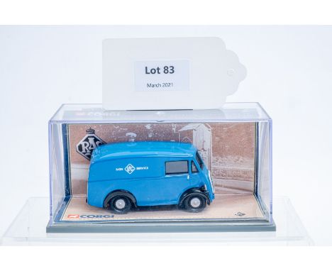 Manufacturer  - Corgi | Description - Morris J Van - RAC | Stock Code - 06204 | Notes - None| Scale - 1:43 | Certificate - 44