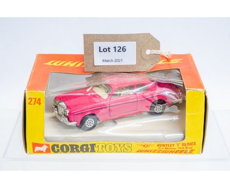 Manufacturer  - Corgi | Description - Bently "T" Series H.J. Mulliner Park Ward | Stock Code - 274 | Notes - Original Box| Sc