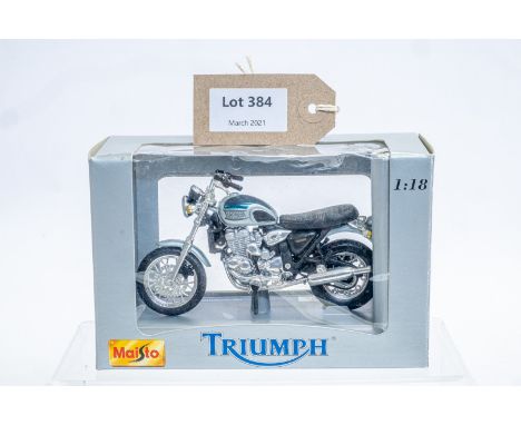 Manufacturer  - Maisto | Description - Triumph Thunderbird | Stock Code - 39346 | Notes - None| Scale - 1:18 | Certificate - 