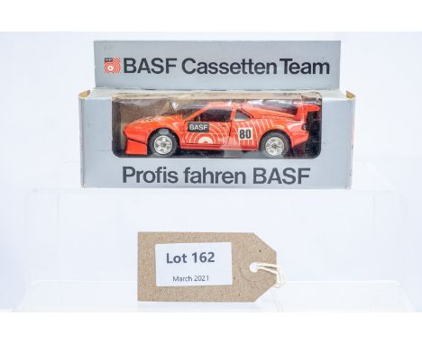 Manufacturer  - ? | Description - BASF BMW M1 Red Race Car | Stock Code - N/A | Notes - None| Scale - 1:43 | Certificate - No