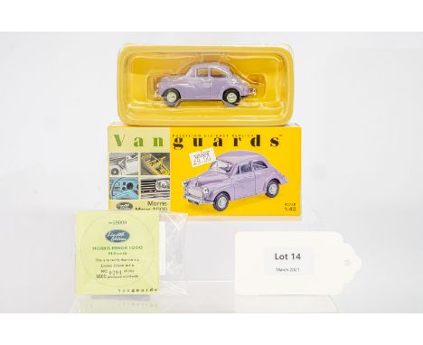 Manufacturer  - Vanguards | Description - Morris Minor 1000 - Millionth | Stock Code - VA58000 | Notes - None| Scale - 1:43 |