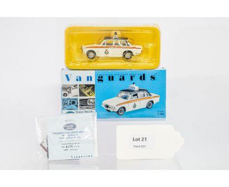 Manufacturer  - Vanguards | Description - Triumph Dolomite Sprint - West Yorkshire Metropolitan Police | Stock Code - VA53002