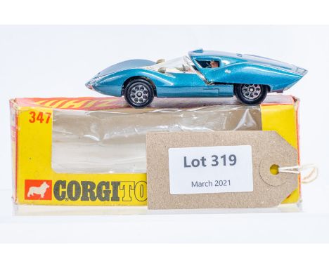 Manufacturer  - Corgi | Description - Chevrolet Astro 1 Experimental Car | Stock Code - 347 | Notes - Original Box| Scale - 1