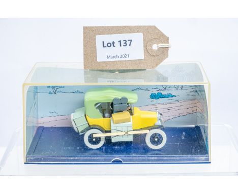 Manufacturer  - Moulinsart  | Description - 1920 Ford Model T Tintin in the Congo | Stock Code -  | Notes - None| Scale - 1:4