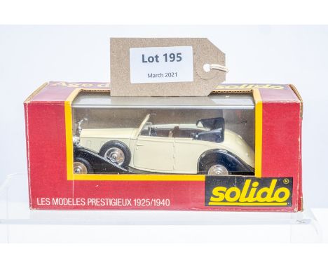 Manufacturer  - Solido | Description - Rolls Royce 77 | Stock Code - ? | Notes - None| Scale - 1:43 | Certificate - No