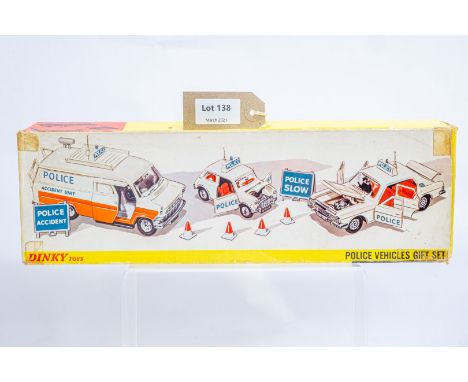 Manufacturer  - Dinky | Description - Police Vehicles Gift Set | Stock Code - 297 | Notes - None| Scale - 1:43 | Certificate 