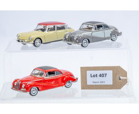Manufacturer  - Detail Cars &amp; Solido | Description - 3 Loose Models | Stock Code -  | Notes - None| Scale - 1:43 | Certif