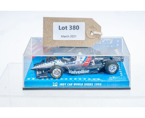 Manufacturer  - Minichamps | Description - Car World Series Model Cars Unser Jr Mansell Andretti 1993 | Stock Code - 934303 |