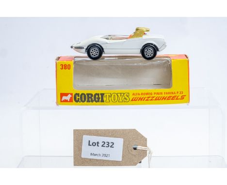 Manufacturer  - Corgi | Description - Alfa Romeo Pininfarina P.33 | Stock Code - 380 | Notes - Original Box| Scale - 1:43 | C