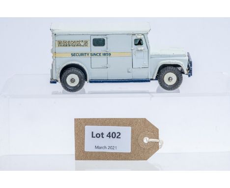 Manufacturer  - Dinky | Description - Brinks Armoured Security Van | Stock Code - 275 | Notes - Unboxed| Scale - 1:43 | Certi