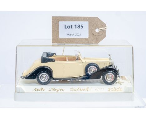 Manufacturer  - Solido | Description - Rolls Royce - Cabriolet | Stock Code - 4077 | Notes - None| Scale - 1:43 | Certificate