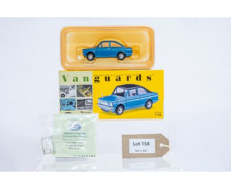 Manufacturer  - Vanguards | Description - Singer Chamois - Turquoise Blue Metallic | Stock Code - VA40001 | Notes - None| Sca