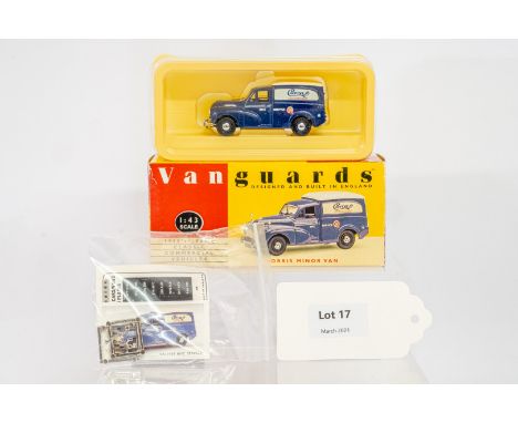 Manufacturer  - Vanguards | Description - Morris Minor Van - BMC Service Caffyns | Stock Code - VA11007 | Notes - None| Scale