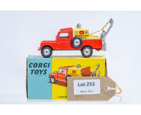 Manufacturer  - Corgi | Description - Land Rover Breakdown Truck | Stock Code - 417 | Notes - Original Box| Scale - 1:43 | Ce