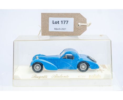 Manufacturer  - Solido | Description - Bugatti Atalante | Stock Code - 4088 | Notes - None| Scale - 1:43 | Certificate - No