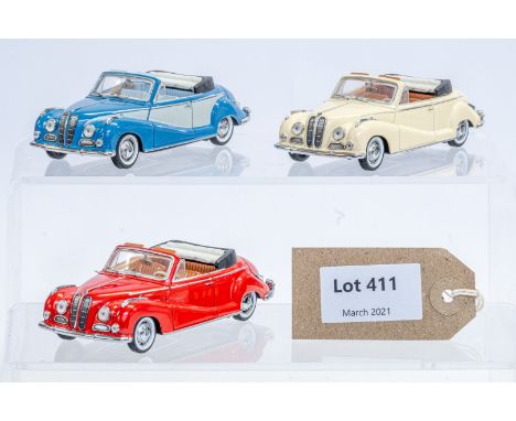 Manufacturer  - Detail Cars | Description - 3 Assorted Loose Models | Stock Code - N/A | Notes - None| Scale - 1:43 | Certifi