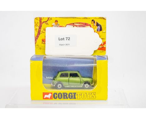 Manufacturer  - Corgi | Description - Mini Cooper 'Magnifique' | Stock Code - 334 | Notes - Reproduction Box| Scale - 1:43 | 