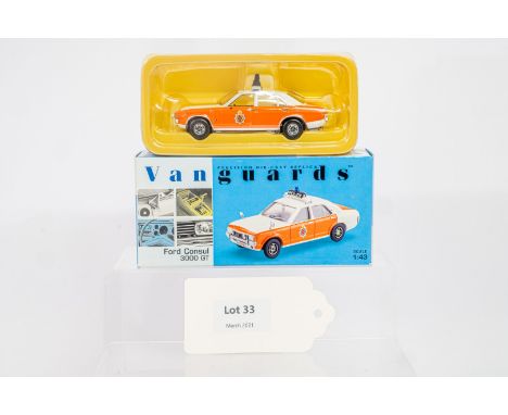 Manufacturer  - Vanguards | Description - Ford Consul 3000 GT - Lancashire Constabulary | Stock Code - VA55000 | Notes - None