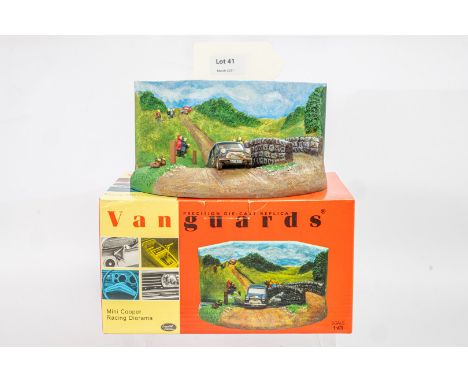 Manufacturer  - Vanguards | Description - Mini Cooper Racing Diorama | Stock Code - RD2001 | Notes - None| Scale - 1:43 | Cer
