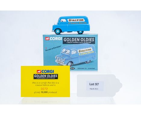 Manufacturer  - Corgi | Description - Bedford CA - Ovaltine | Stock Code - 05602 | Notes - Original Box| Scale - 1:43 | Certi