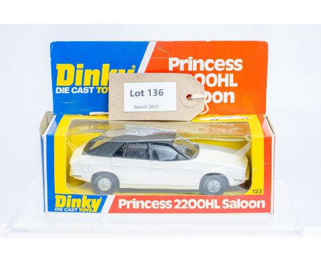 Manufacturer  - Dinky | Description - Princess 2200HL Saloon | Stock Code - 123 | Notes - None| Scale - 1:43 | Certificate - 