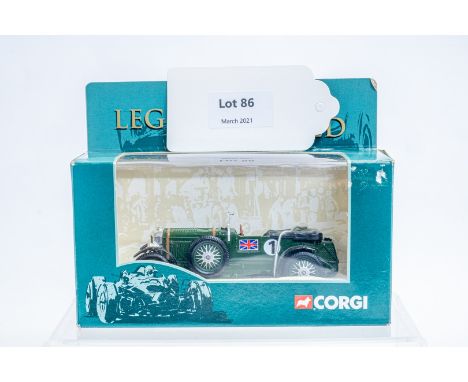 Manufacturer  - Corgi | Description - Racing Car - Green | Stock Code - 00201 | Notes - Original Box| Scale - 1:43 | Certific