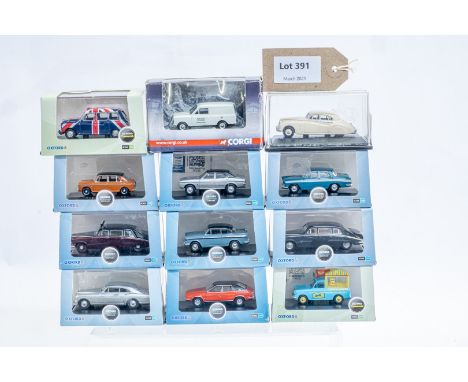 Manufacturer  - N/A | Description - 12 Assorted Boxed Models Oxford Diecast &amp; Corgi | Stock Code - N/A | Notes - None| Sc