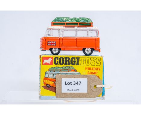 Manufacturer  - Corgi | Description - Commer Bus 2500 Series Holiday Camp Special | Stock Code - 508 | Notes - Original Box| 