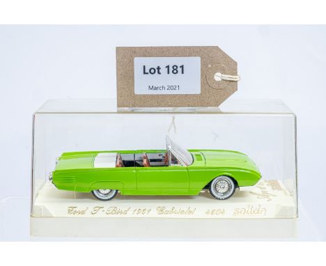 Manufacturer  - Solido | Description - Ford Thunderbird Convertible | Stock Code - 4504 | Notes - None| Scale - 1:43 | Certif