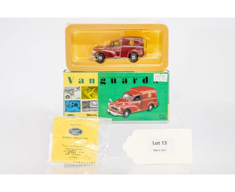 Manufacturer  - Vanguards | Description - Morris Minor Van - British Railways | Stock Code - VA01119 | Notes - None| Scale - 