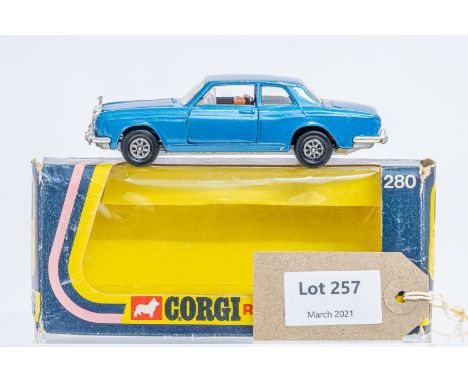 Manufacturer  - Corgi | Description - Rolls-Royce Silver Shadow | Stock Code - 280 | Notes - Original Box| Scale - 1:36 | Cer