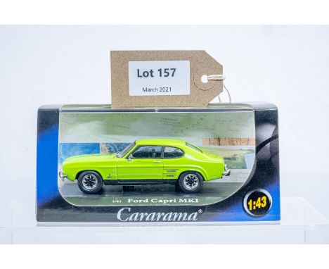 Manufacturer  - Cararama | Description - Ford Capri MKI | Stock Code - CR032 | Notes - None| Scale - 1:43 | Certificate - No