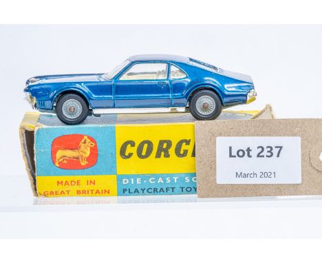 Manufacturer  - Corgi | Description - Oldsmobile Tornado | Stock Code - 264 | Notes - Original Box| Scale - 1:43 | Certificat