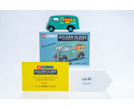 Manufacturer  - Corgi | Description - Morris J - Cydrax | Stock Code - 06201 | Notes - Original Box| Scale - 1:43 | Certifica