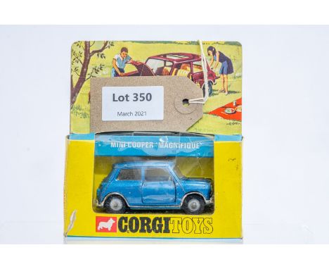 Manufacturer  - Corgi | Description - Mini Cooper 'Magnifique' | Stock Code - 334 | Notes - Original Box| Scale - 1:43 | Cert