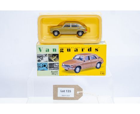 Manufacturer  - Vanguards | Description - Austin Allegro - Harvest Gold | Stock Code - VA45000 | Notes - None| Scale - 1:43 |