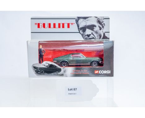 Manufacturer  - Corgi | Description - 1968 Ford Mustang With Hand Painted Resin Figure | Stock Code - CC05901 | Notes - Origi