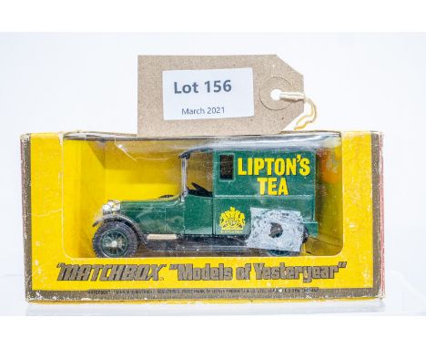 Manufacturer  - Matchbox | Description - 1927 Talbot Van Y-5 - Liptions Tea | Stock Code - N/A | Notes - None| Scale - ? | Ce