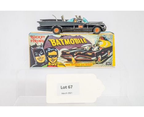 Manufacturer  - Corgi | Description - Batmobile | Stock Code - 267 | Notes - Reproduction Box| Scale - 1:43 | Certificate - N