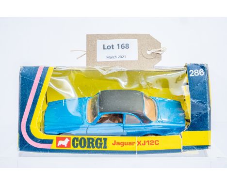 Manufacturer  - Corgi | Description - Jaguar XJ12C | Stock Code - 286 | Notes - Original Box| Scale - 1:43 | Certificate - No