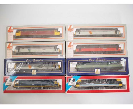A group of LIMA OO gauge class 47 diesel locomotives in various liveries  - G/VG in F/VG boxes (8)