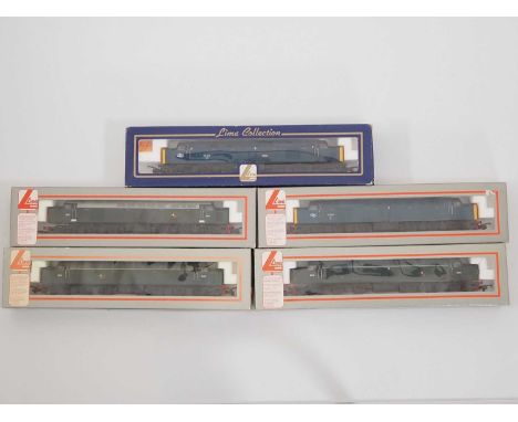A group of LIMA OO gauge class 40 diesel locomotives in various liveries - VG in G/VG boxes (5)