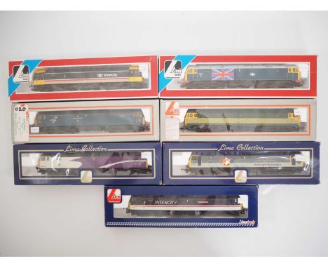 A group of LIMA OO gauge class 47 diesel locomotives in various liveries  - G/VG in F/VG boxes (7)
