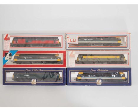 A group of LIMA OO gauge class 47 diesel locomotives in various liveries - VG in G/VG boxes (one incorrect box noted) (6)