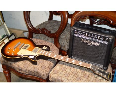 WESTFIELD ELECTRIC GUITAR WITH AMPLIFIER     