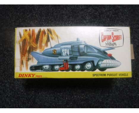 A vintage Dinky Toys No. 104 Captain Scarlet Spectrum Pursuit Vehicle (box only) 